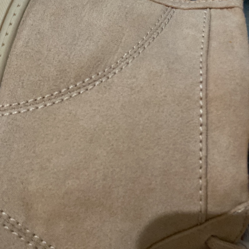 Blush color lace up boots - Picture 8 of 15